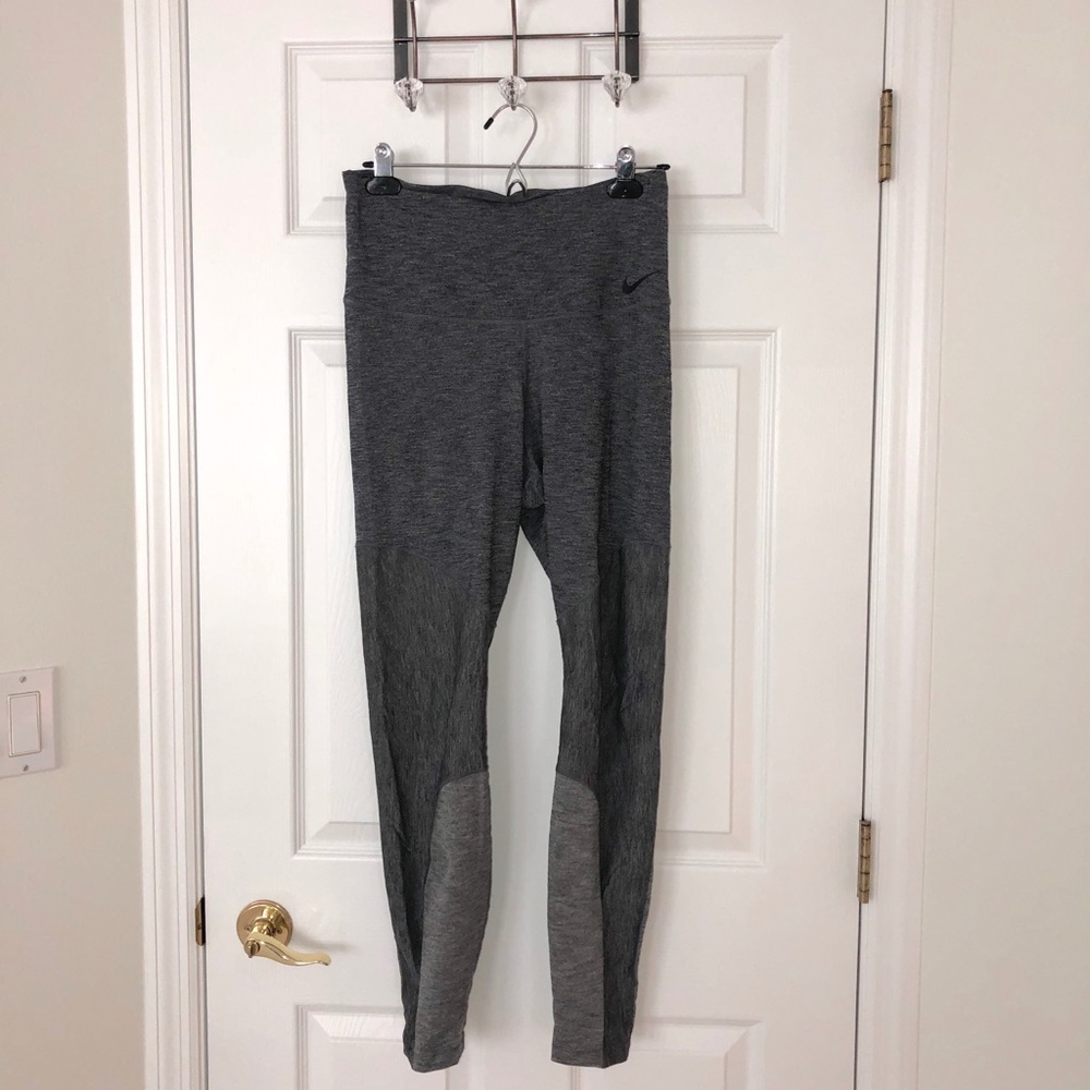Nike Grey Compression Leggings - Medium